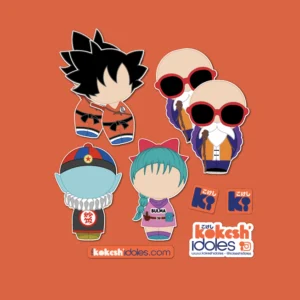 6 stickers inspirés de l'animé Dragon Ball