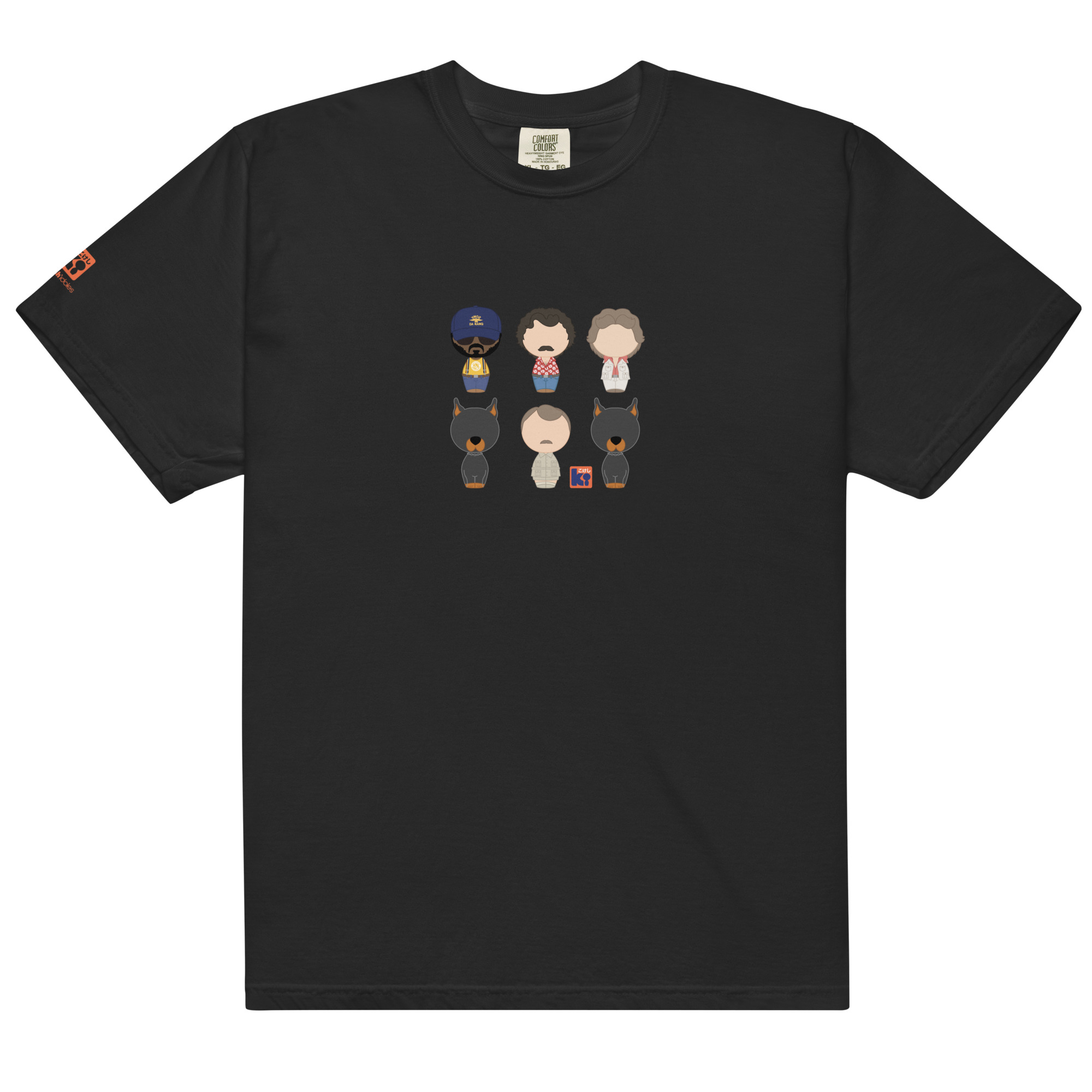 T-shirt noir inspiré de la série TV Magnum