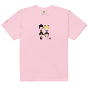 T-shirt rose inspiré du groupe Queen