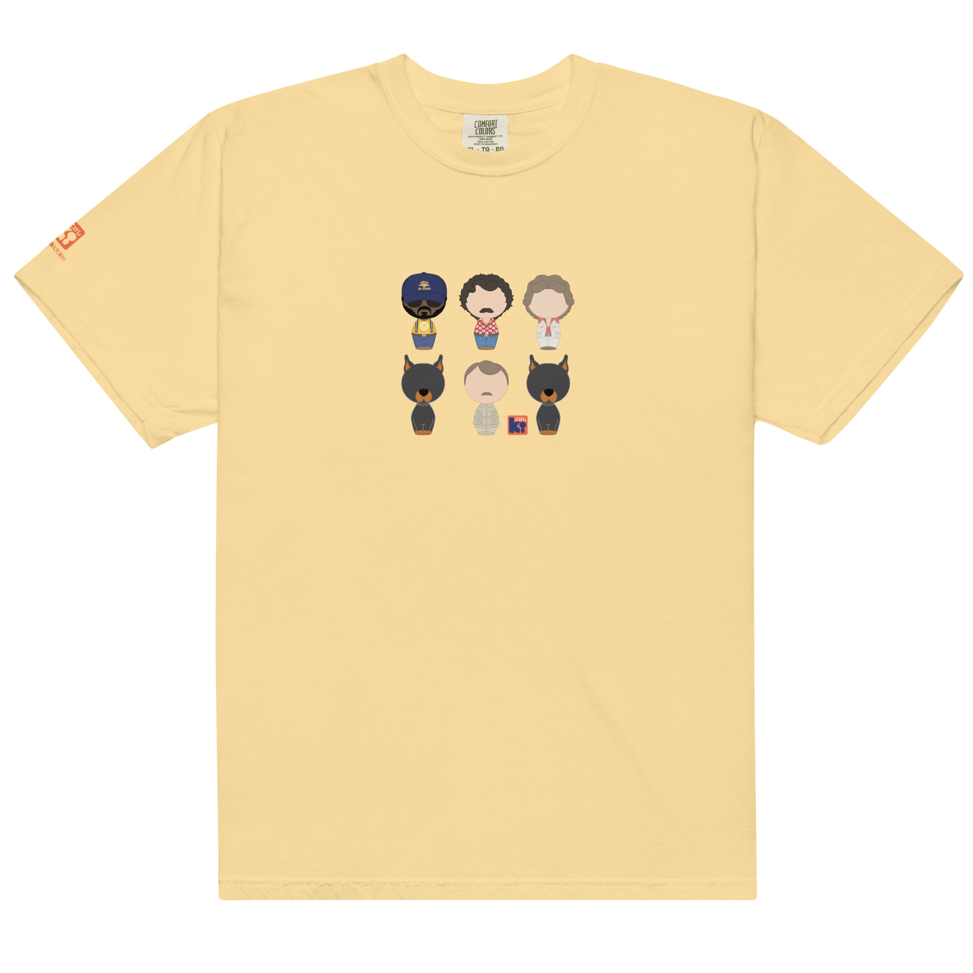 T-shirt jaune inspiré de la série TV Magnum