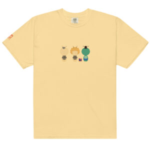 T-shirt jaune inspiré du dessin animé Maya l'abeille