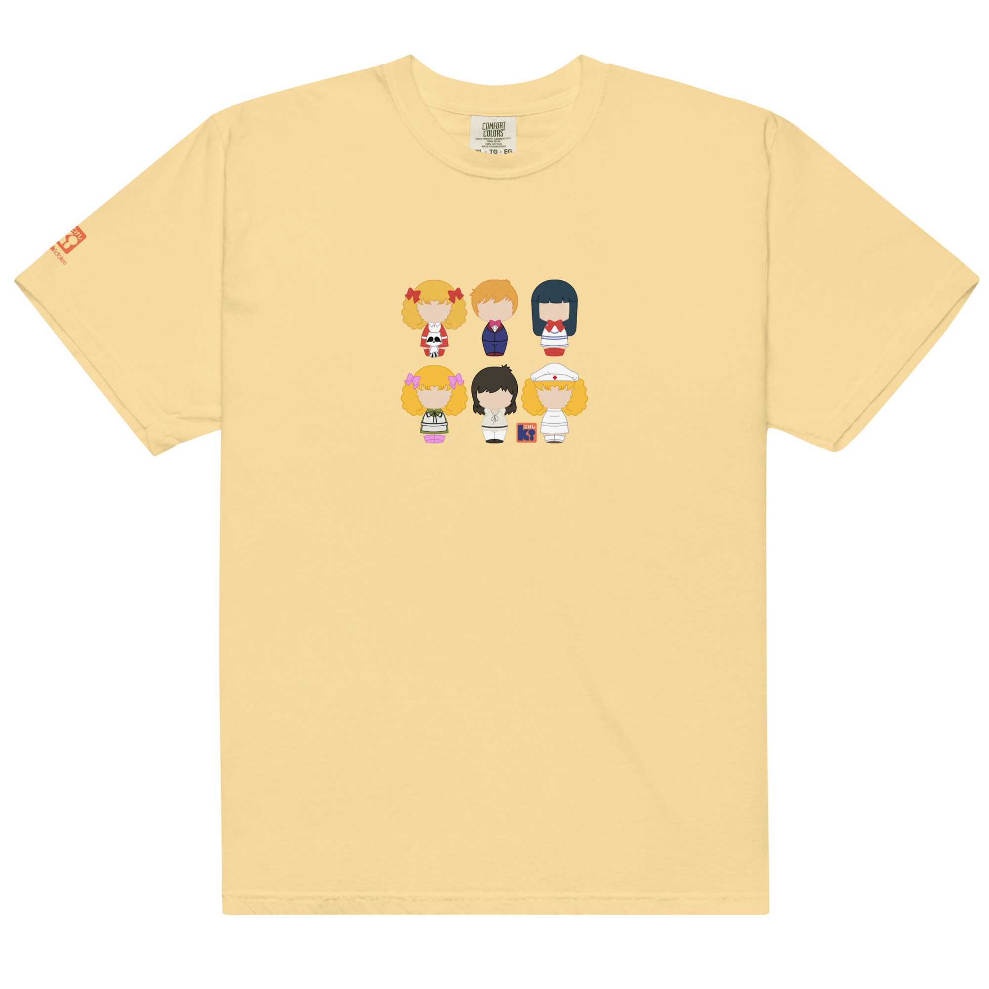 T-shirt jaune inspiré de l'animé Candy Candy
