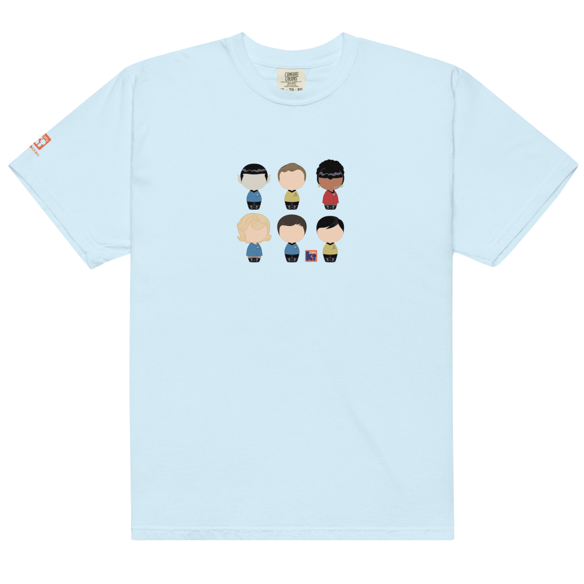 T-shirt ciel inspiré de la série TV Star Trek