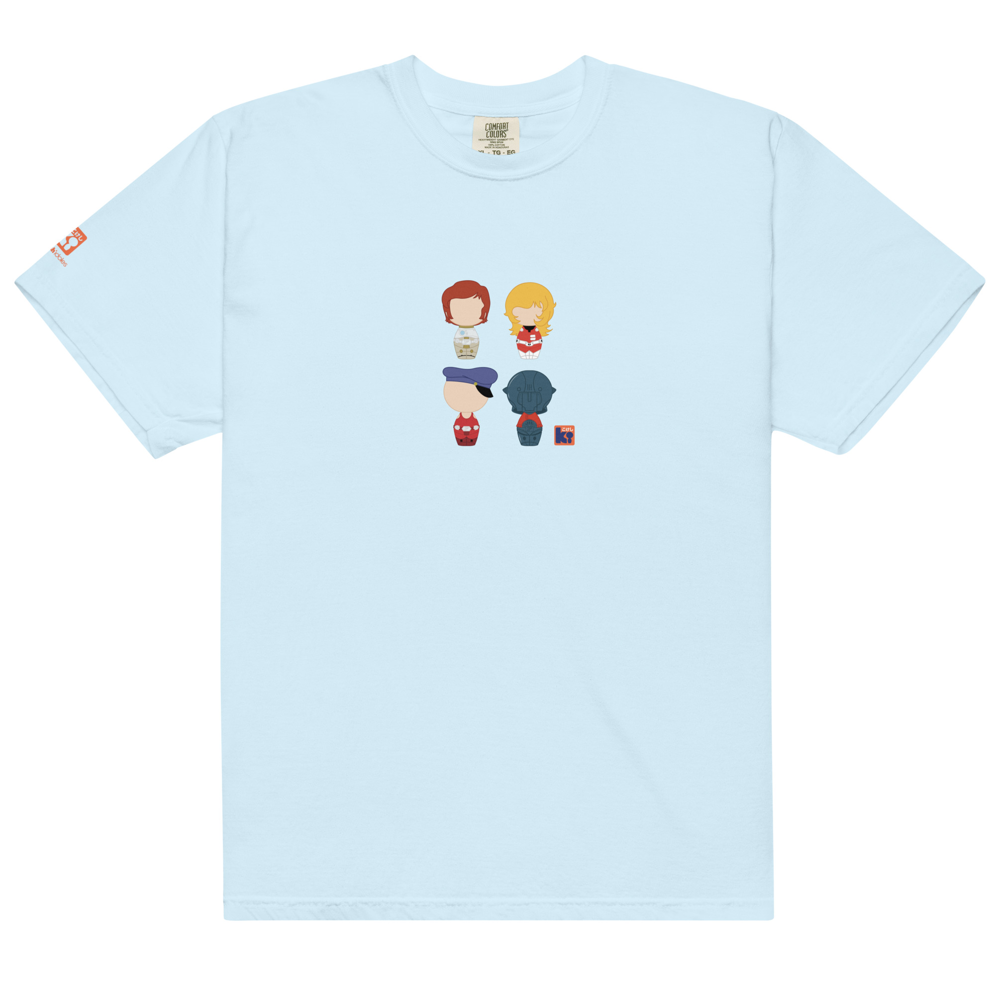 T-shirt ciel inspiré de l'animé Capitaine Flam