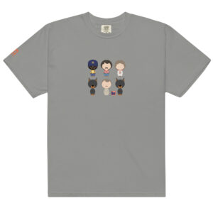 T-shirt gris inspiré de la série TV Magnum
