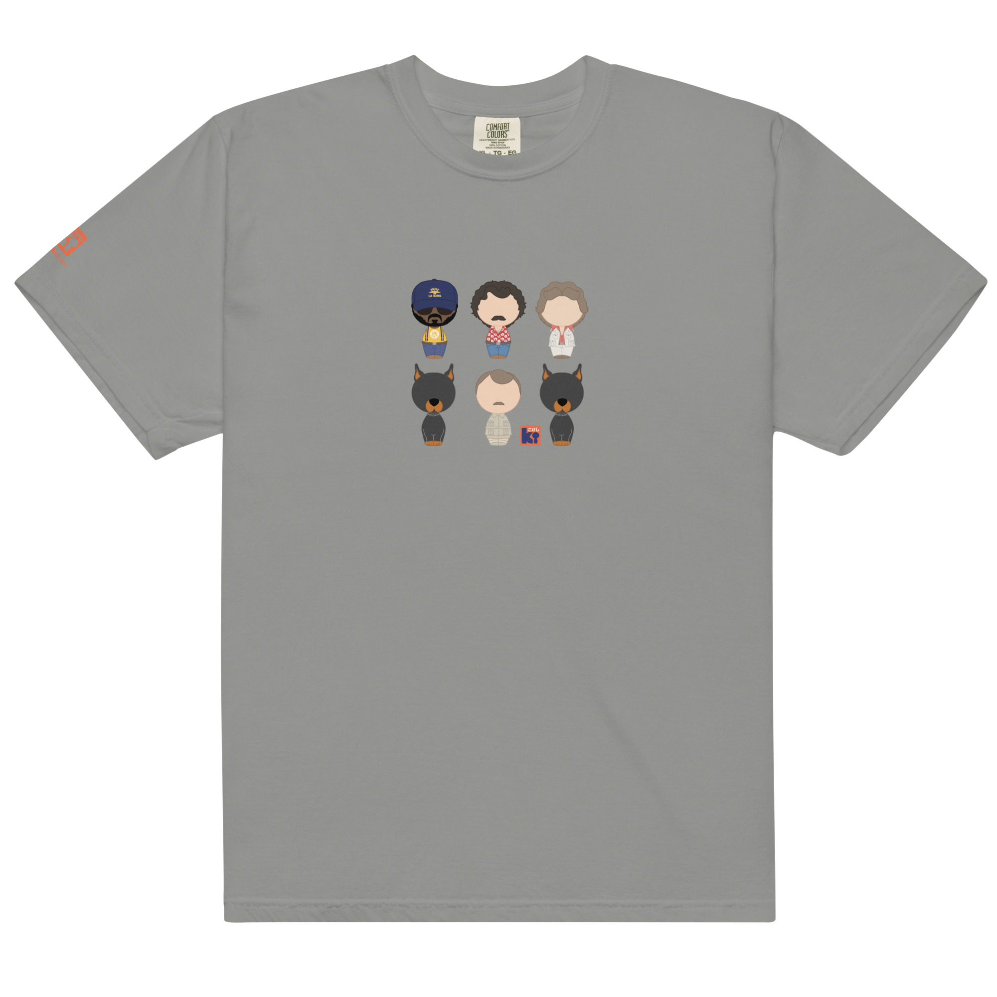 T-shirt gris inspiré de la série TV Magnum
