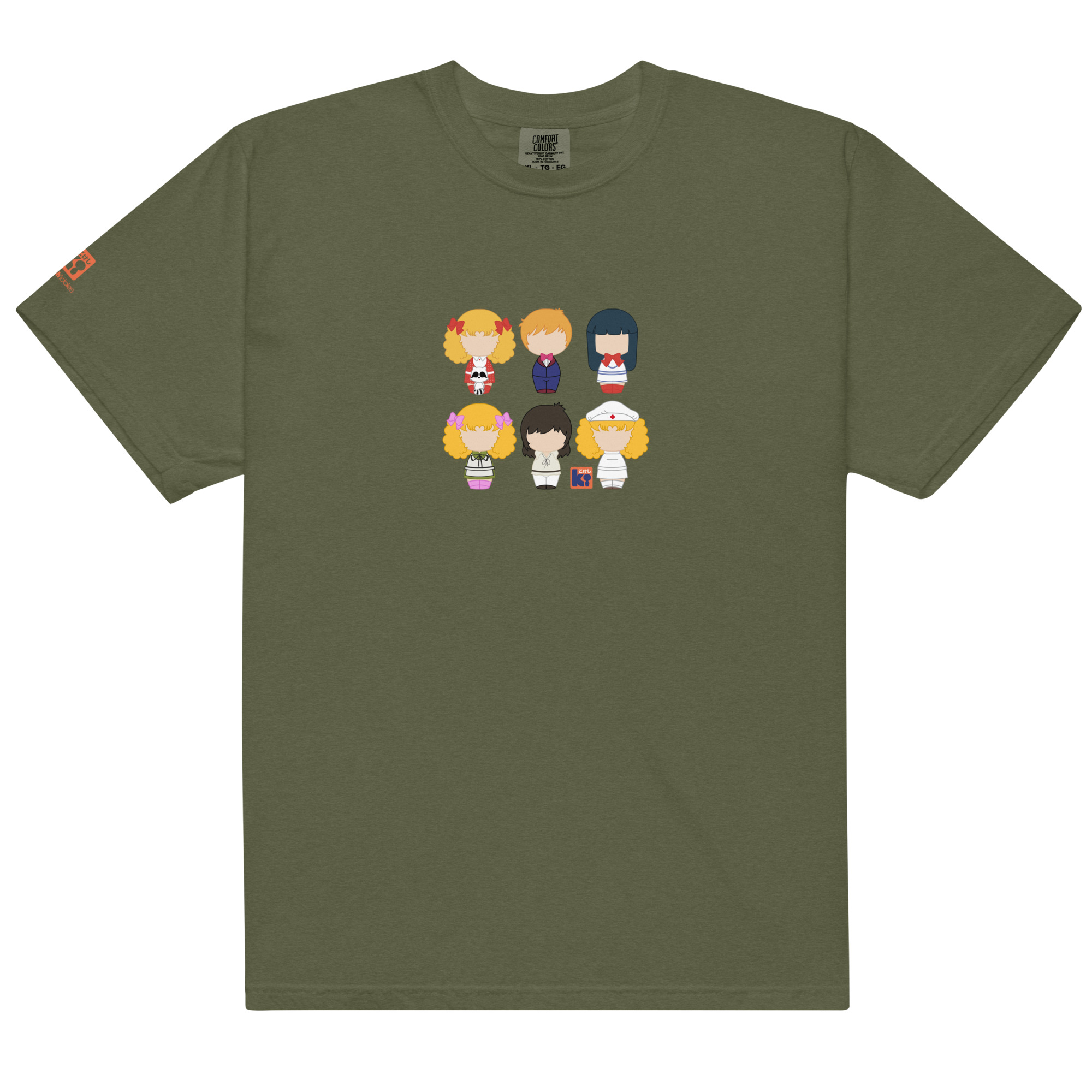 T-shirt kaki inspiré de l'animé Candy Candy