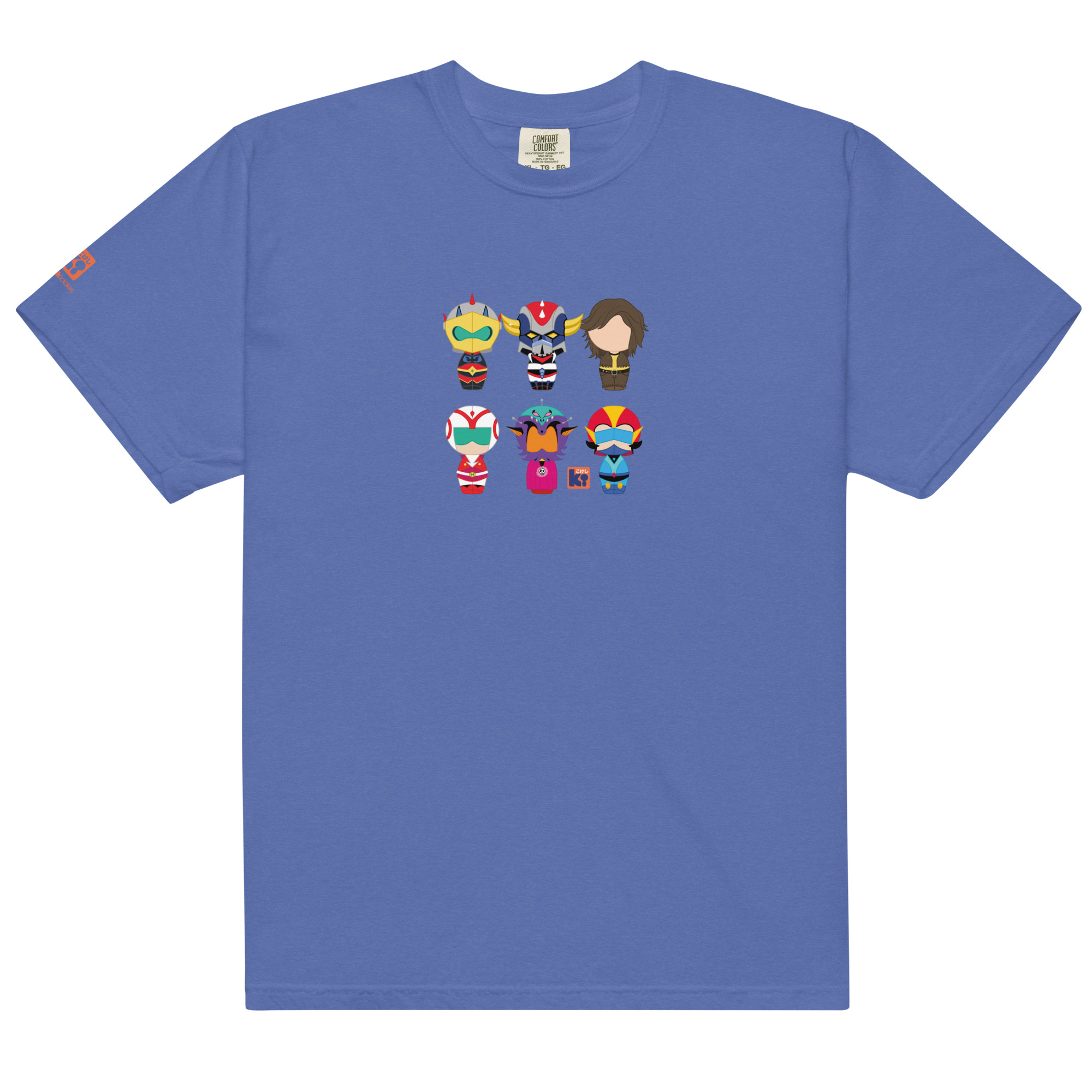 T-shirt bleu inspiré de l'animé Goldorak