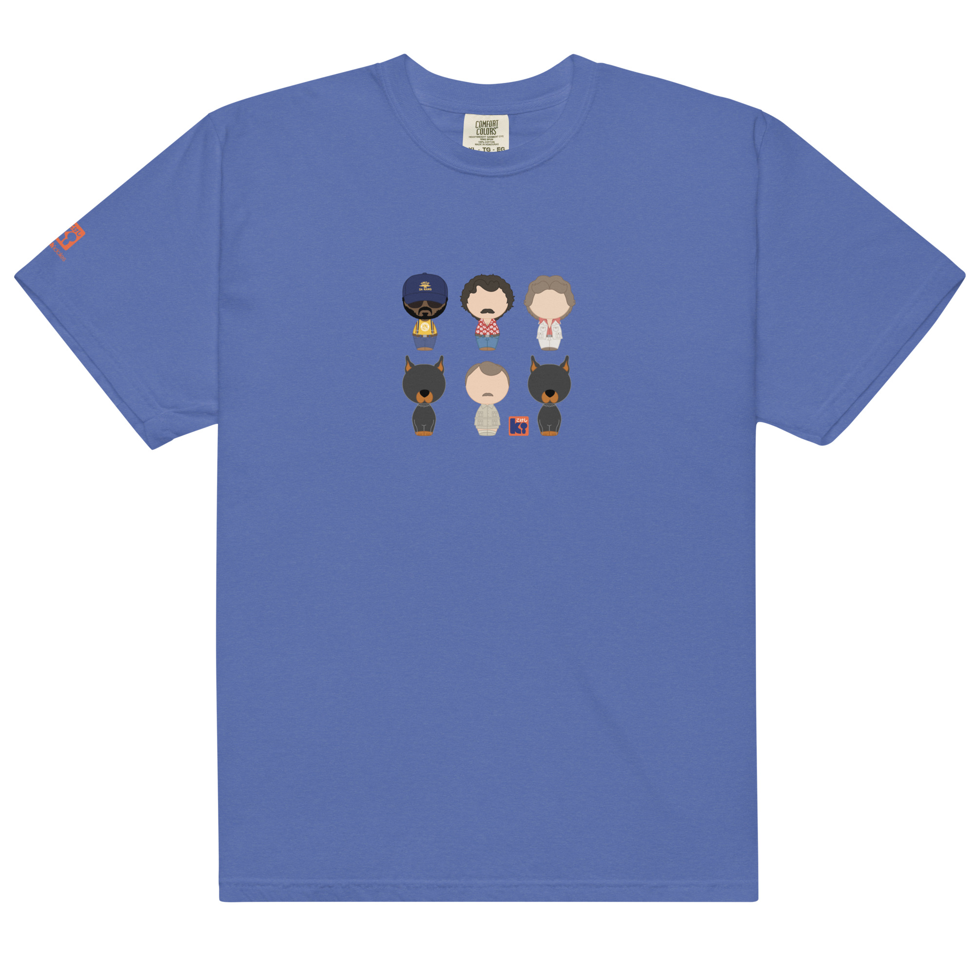 T-shirt bleu inspiré de la série TV Magnum