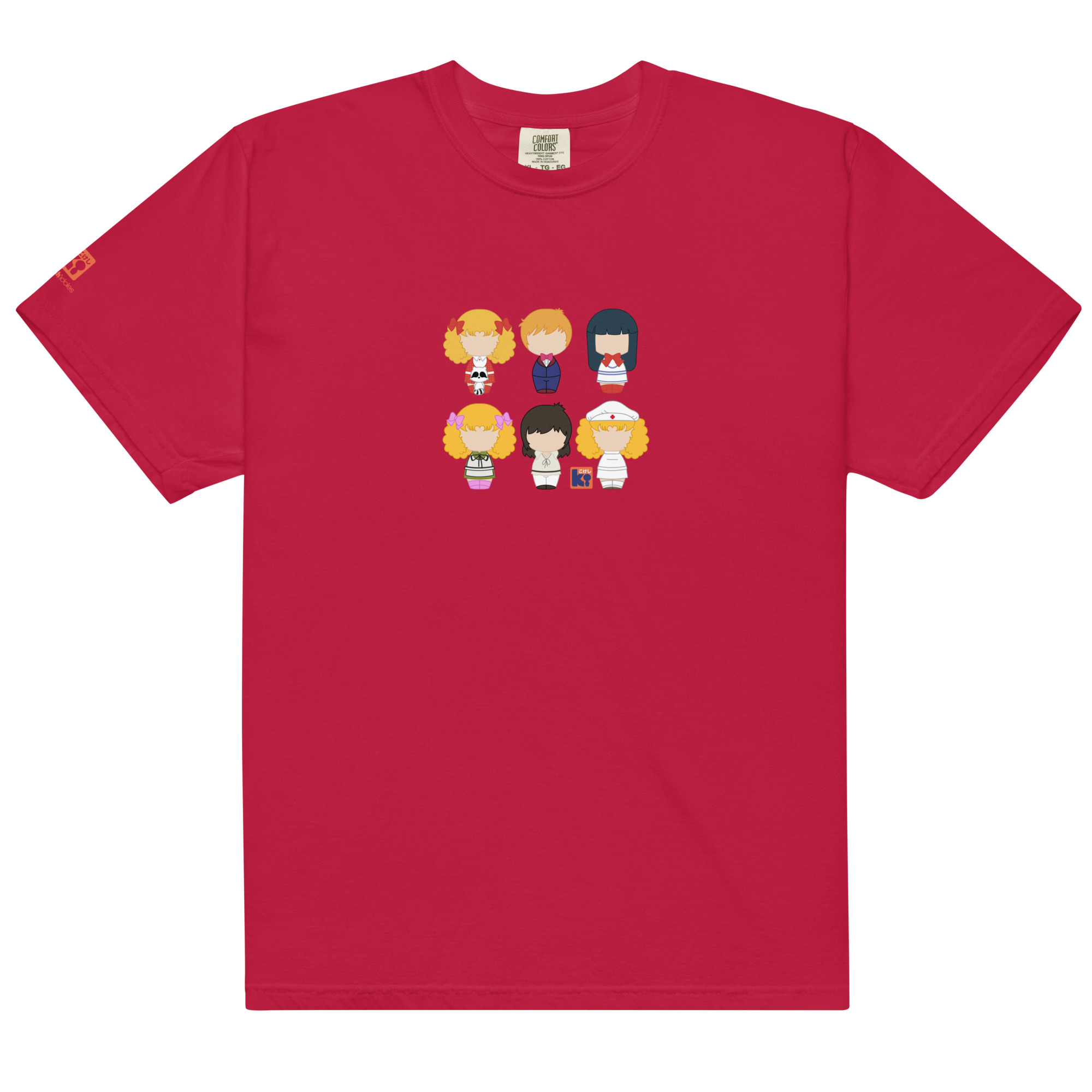 T-shirt rouge inspiré de l'animé Candy Candy