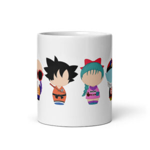 Mug blanc inspiré de l'animé Dragon Ball