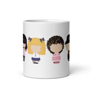 Mug blanc inspiré du groupe Queen