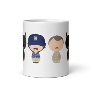 Mug blanc inspiré de la série TV Magnum