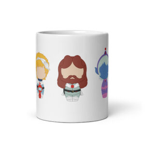 mug blanc inspiré de la série d’animation franco-japonaise Ulysse 31
