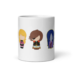 Mug blanc inspiré de l'animé Albator