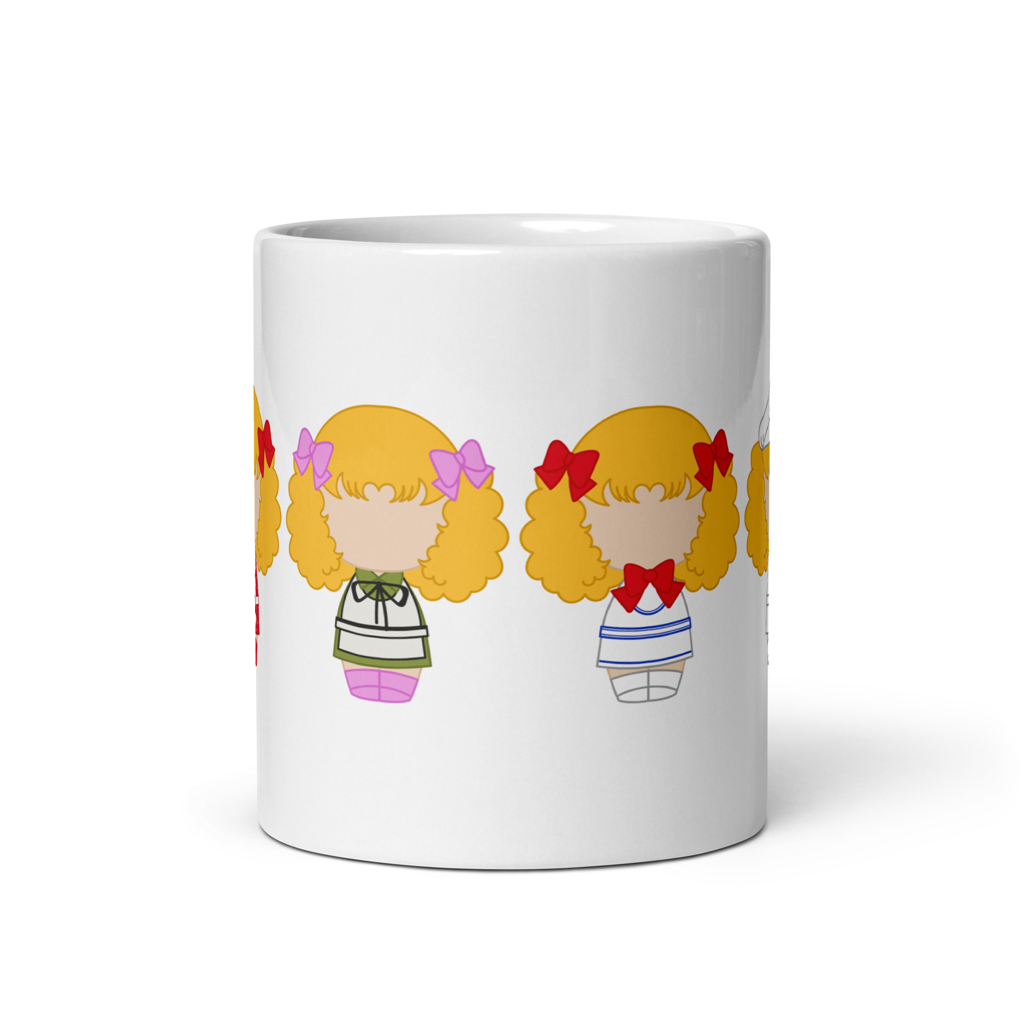 Mug blanc inspiré de l'animé Candy Candy