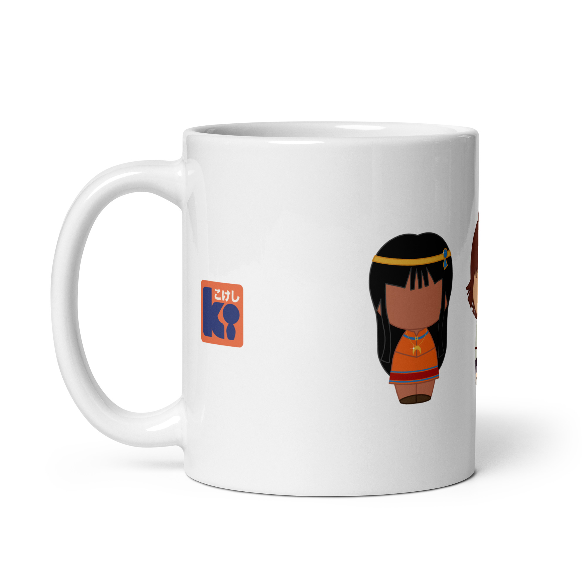 Mug blanc inspiré de l'anime franco-japonais les mystérieuses cités d'or