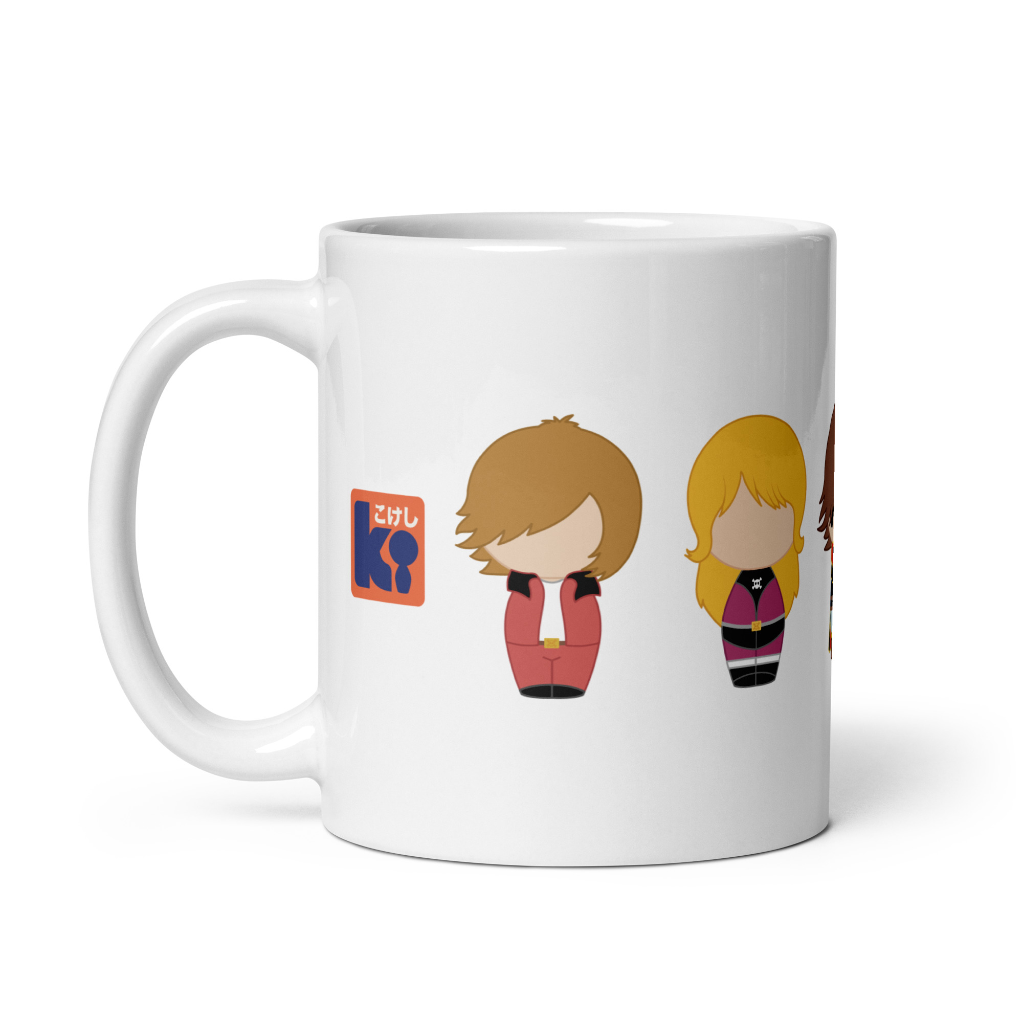 Mug blanc inspiré de l'animé Albator