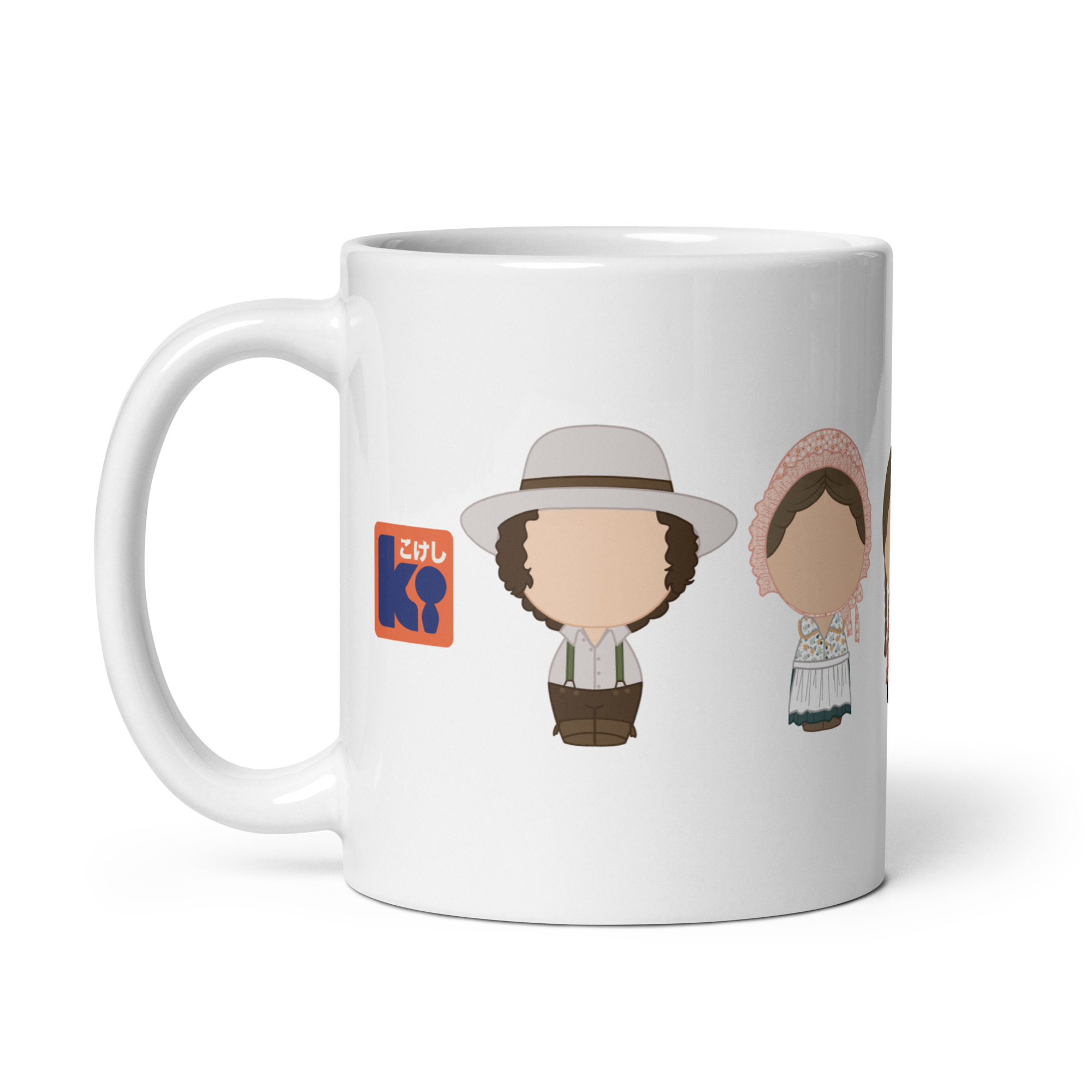 Mug blanc inspiré de la série TV La petite maison dans la prairie