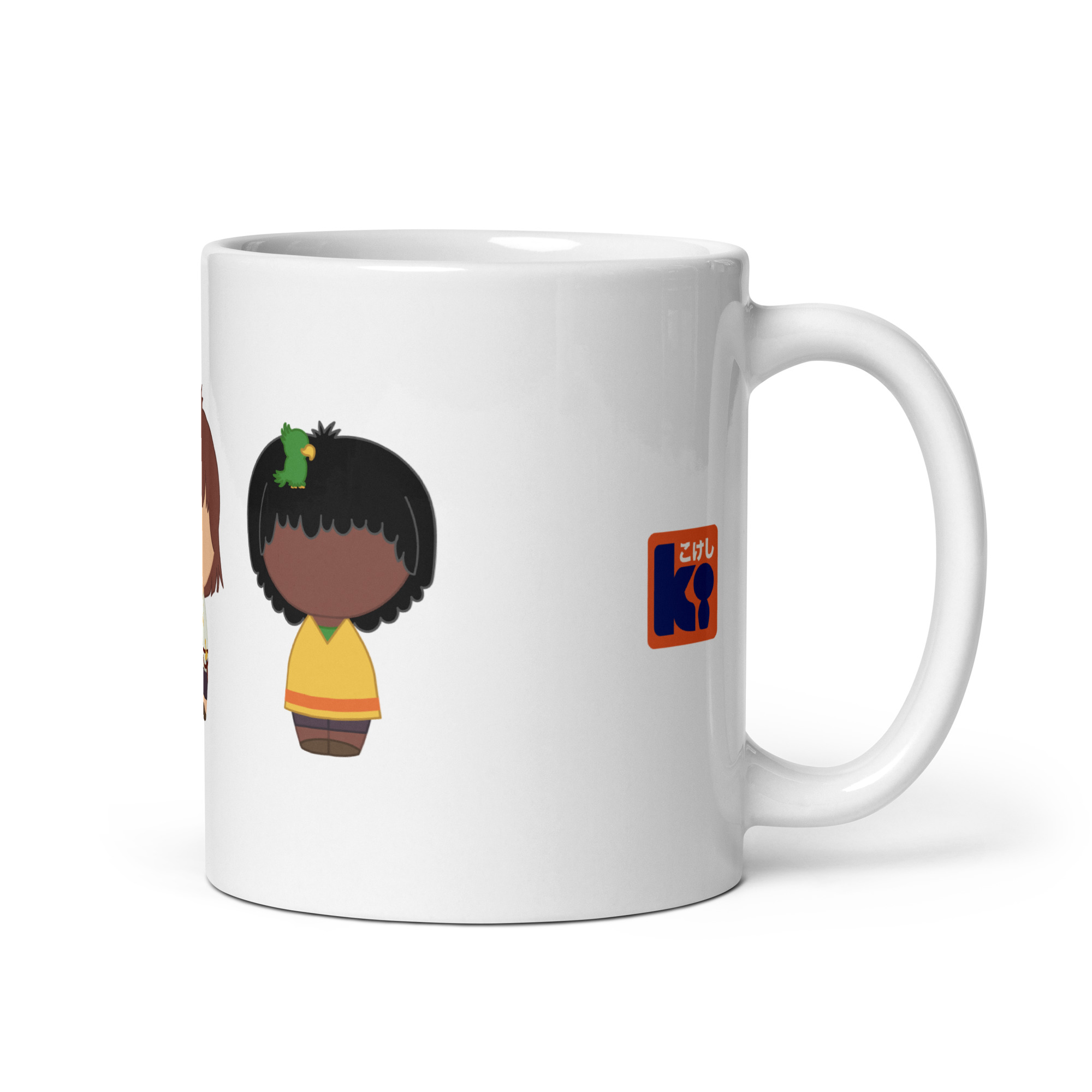 Mug blanc inspiré de l'anime franco-japonais les mystérieuses cités d'or