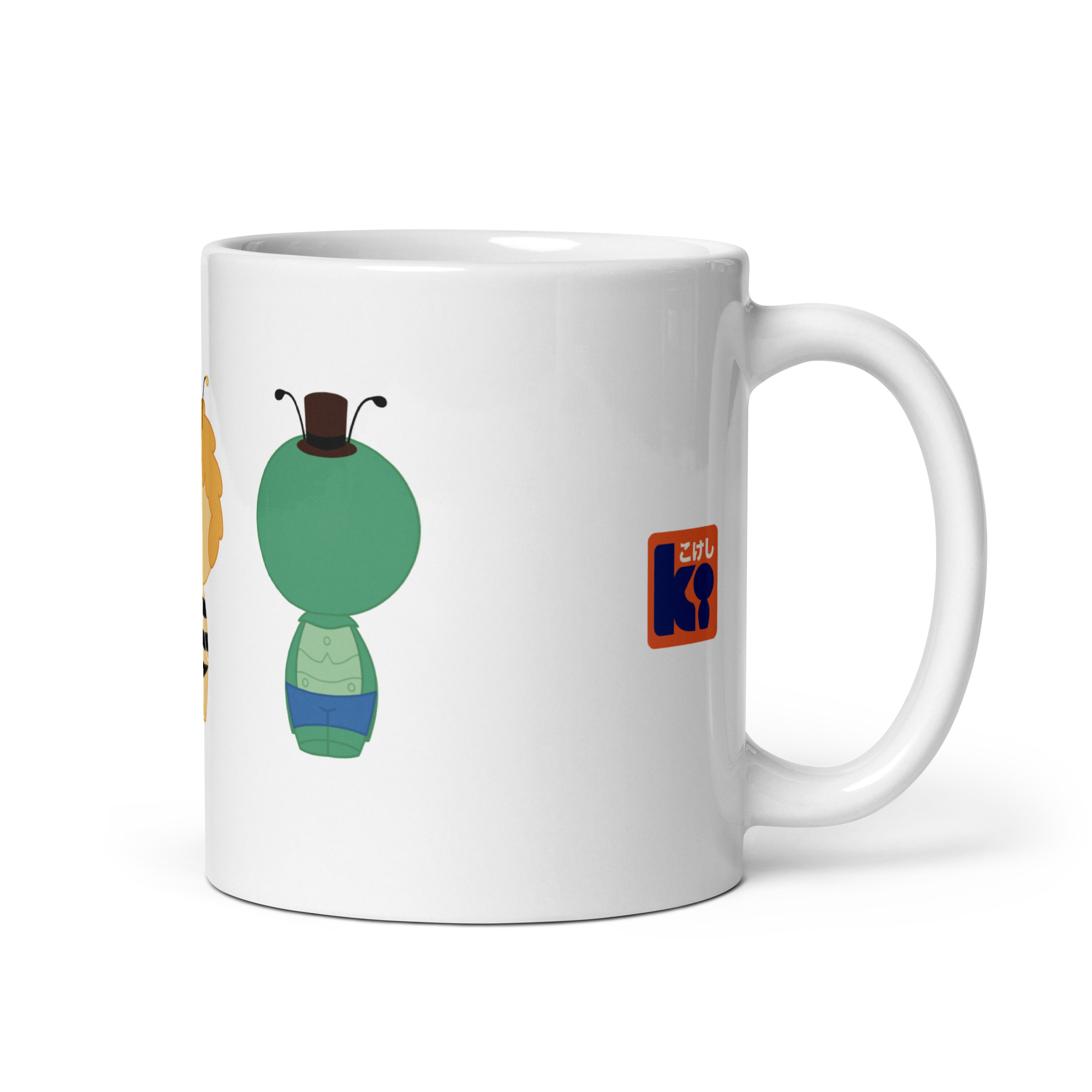 Mug blanc inspiré du dessin animé Maya l'abeille