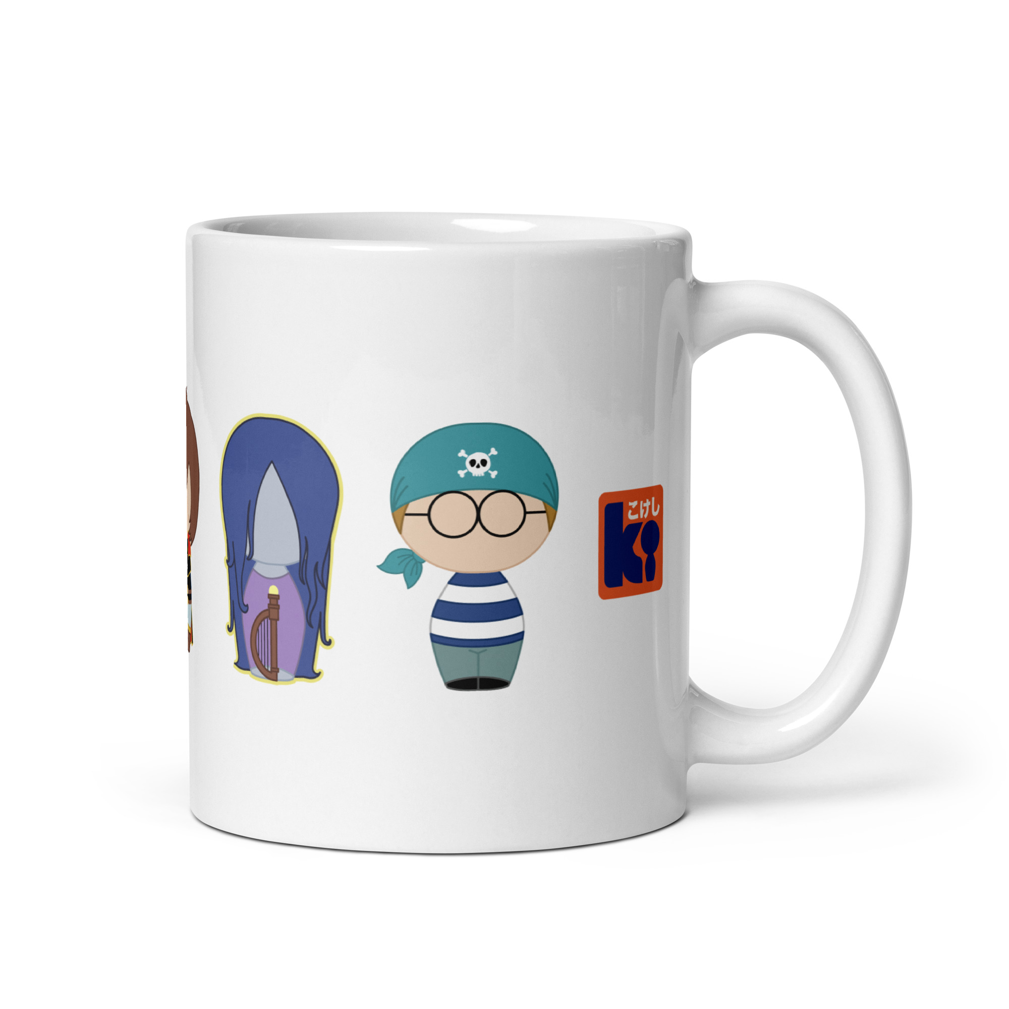 Mug blanc inspiré de l'animé Albator