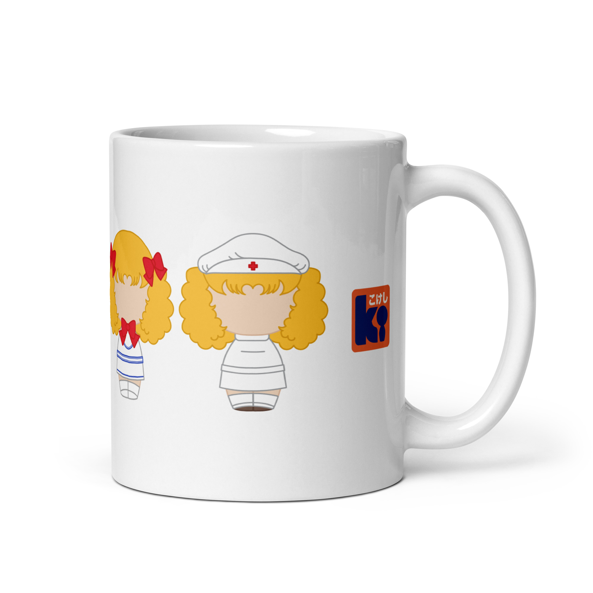 Mug blanc inspiré de l'animé Candy Candy