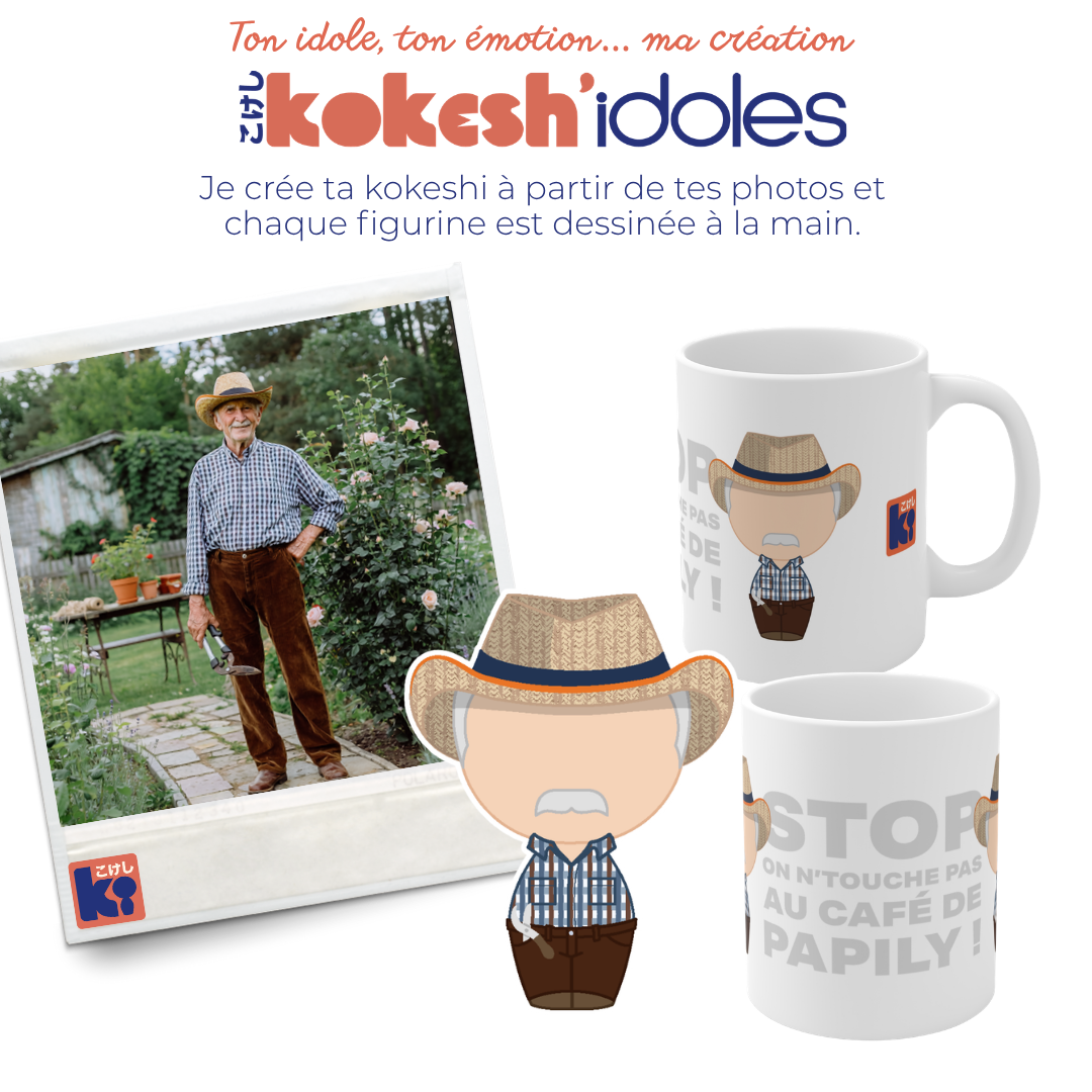 Description création d'1 kokeshi