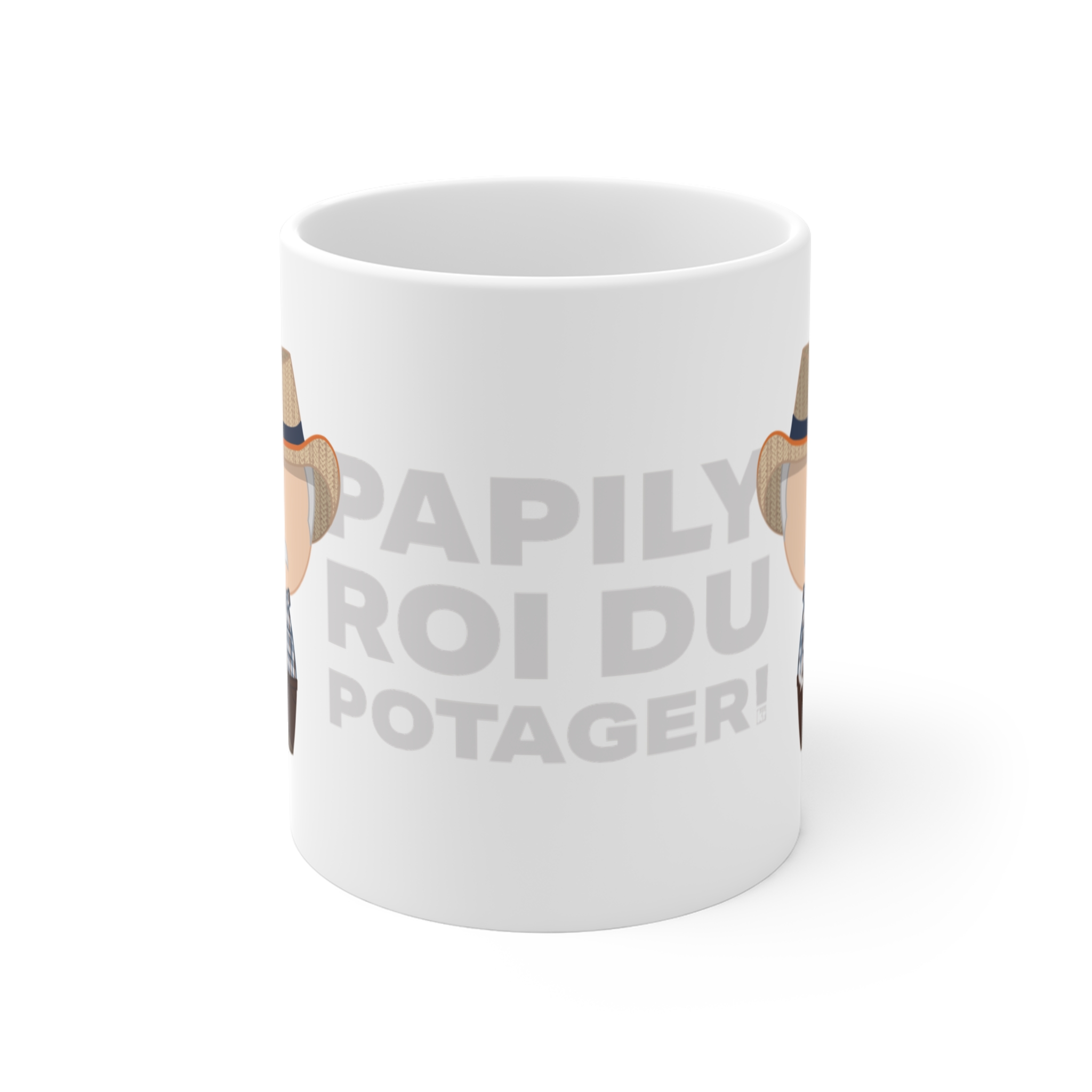 Mug blanc personnalisé pour un cadeau pour grands-parents