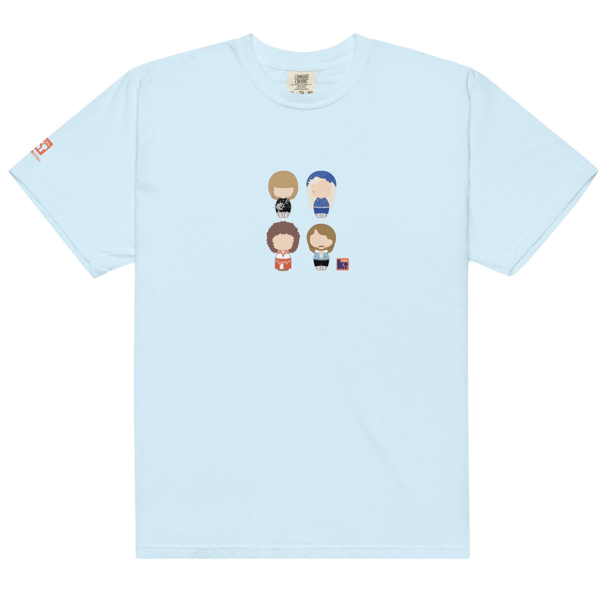 T-shirt ciel inspiré du groupe ABBA Eurovision 1974