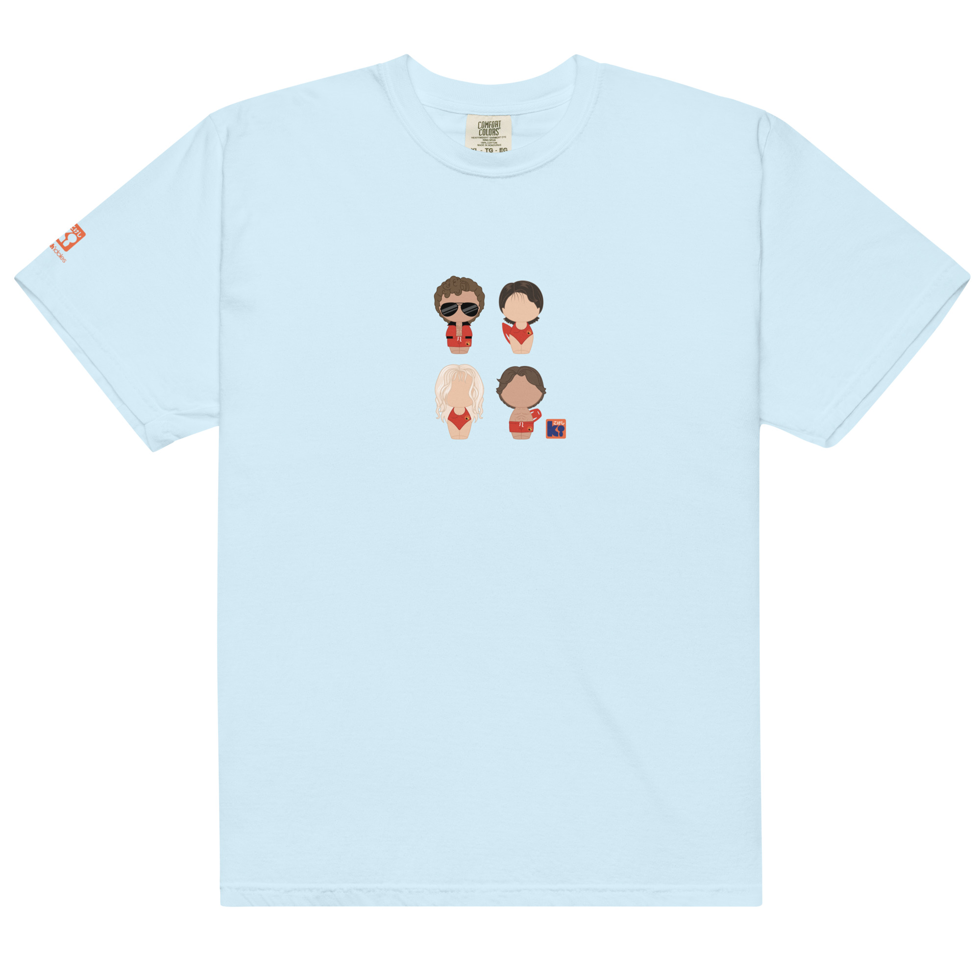 T-shirt ciel inspiré de la série TV Alerte à Malibu