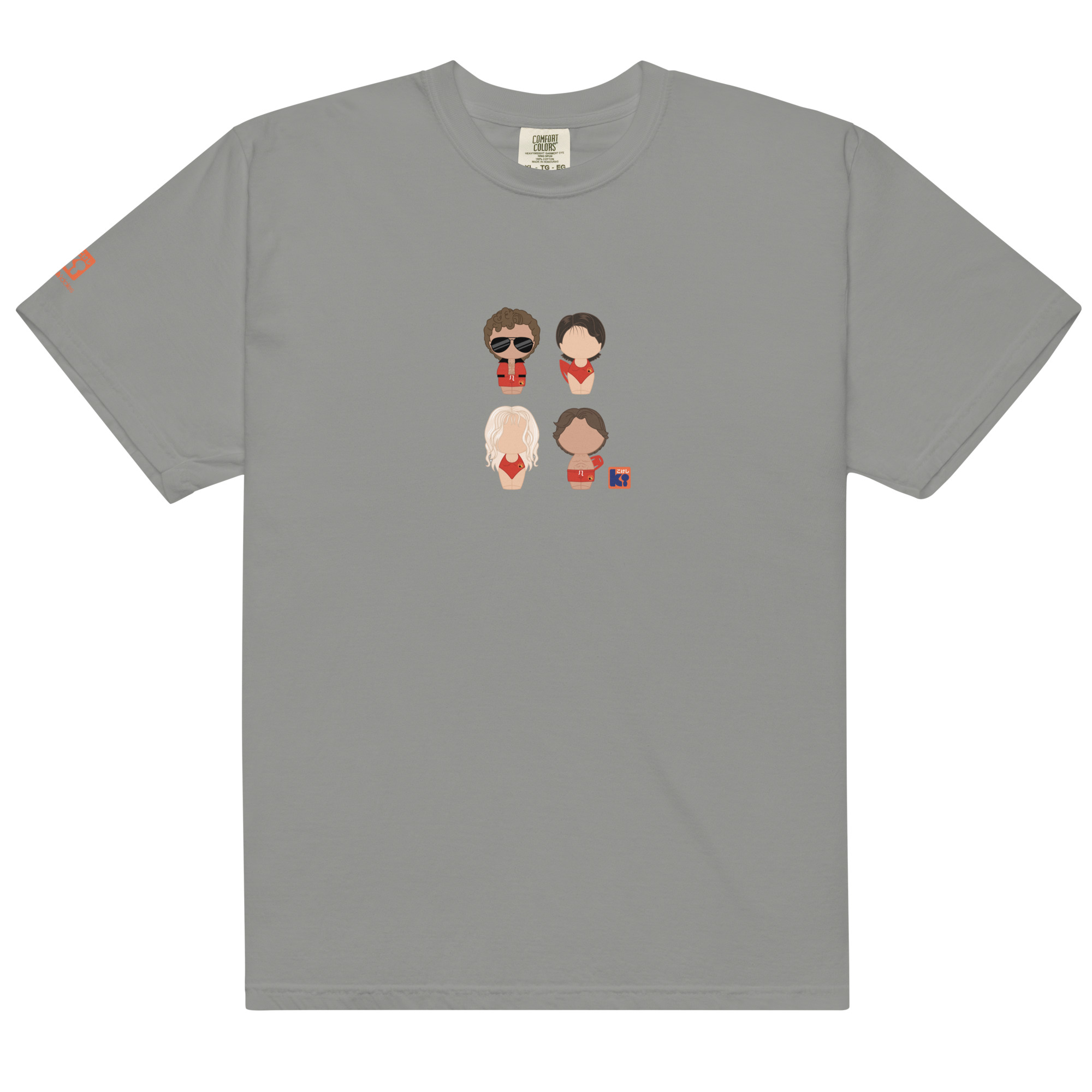 T-shirt gris inspiré de la série TV Alerte à Malibu