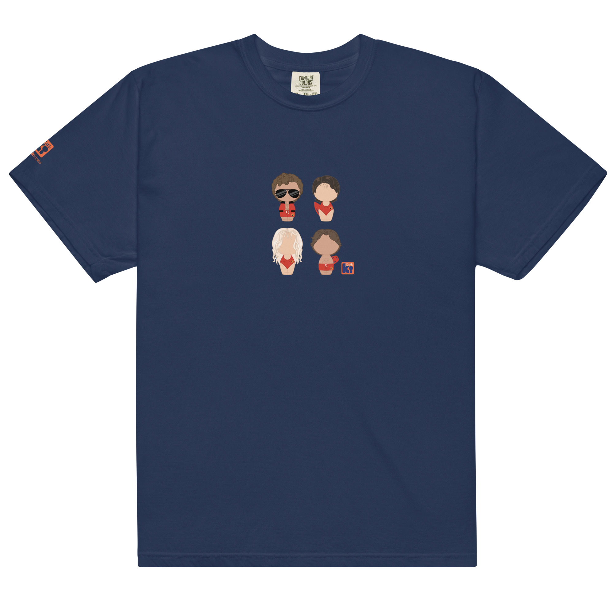 T-shirt marine inspiré de la série TV Alerte à Malibu