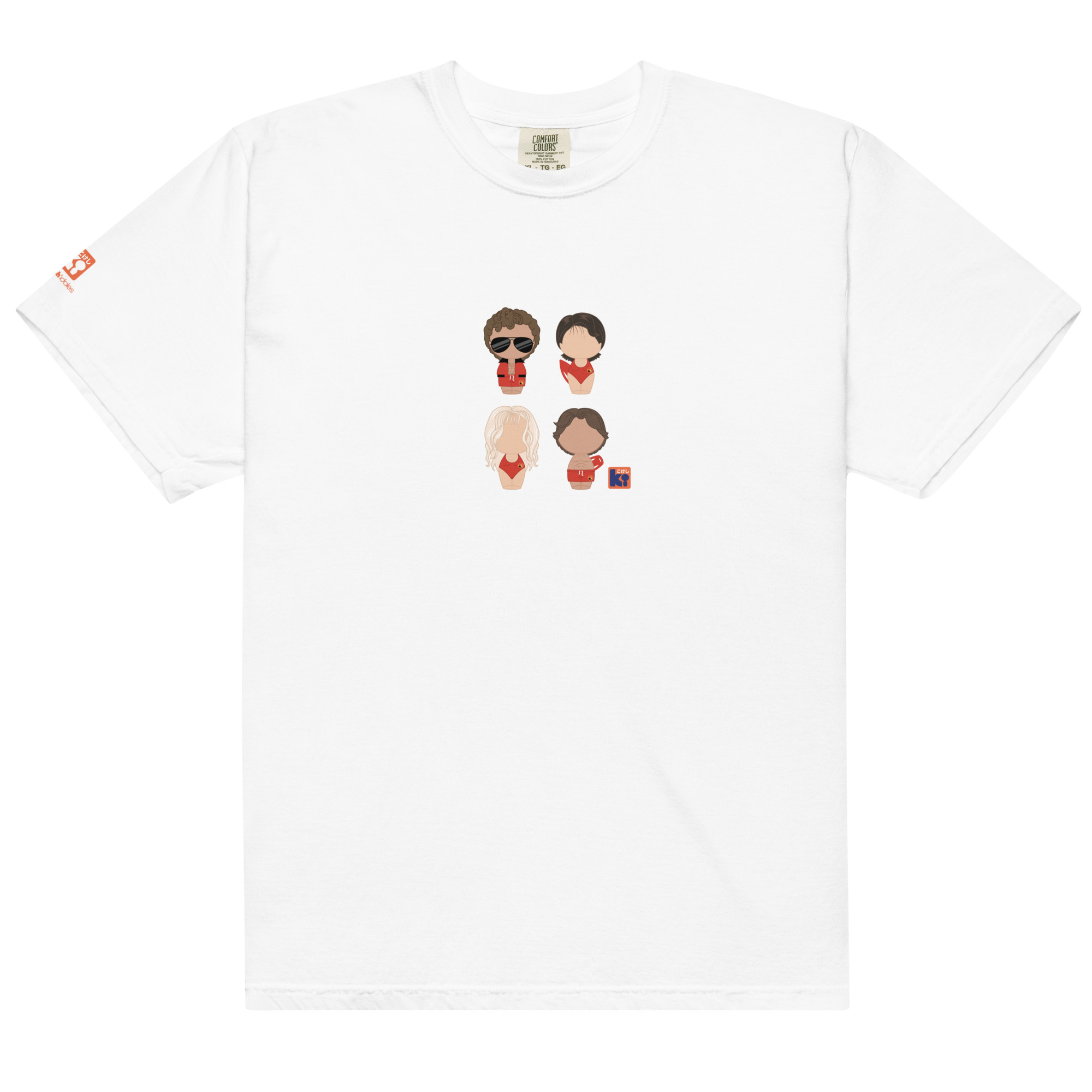 T-shirt blanc inspiré de la série TV Alerte à Malibu
