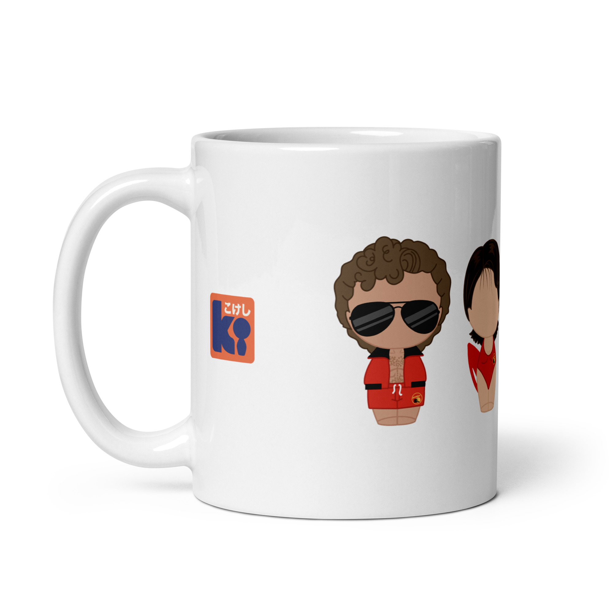 Mug blanc inspiré de la série TV Alerte à Malibu